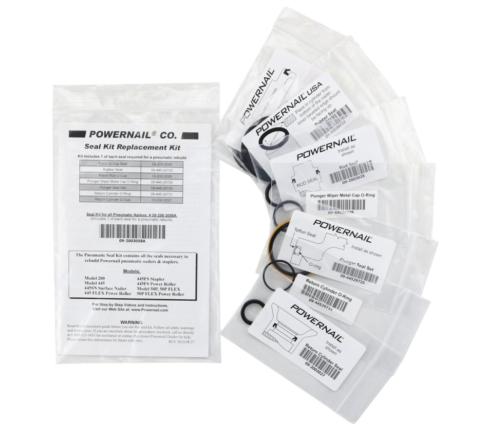 (image for) Powernail 09-2003058A 1845F Seal Kit - 1ea. of all Seals