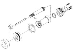 Powernail 09-50P3064ALP 50P Driving Blade Assembly w/ Rubber Seat