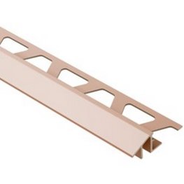 Schluter Reno-TK ATK125-AK 1/2" Satin Copper/Bronze Anodized Aluminum Reducer Edge Trim