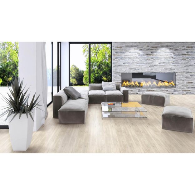 (image for) Ecohab Flooring Verdure Premium SPC 7.2" x 48" Luxury Vinyl Plank - Silvercrest