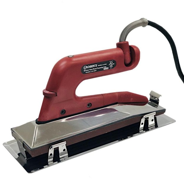 (image for) ROBERTS 10-282G Deluxe Heat Bond Iron - Grooved Base