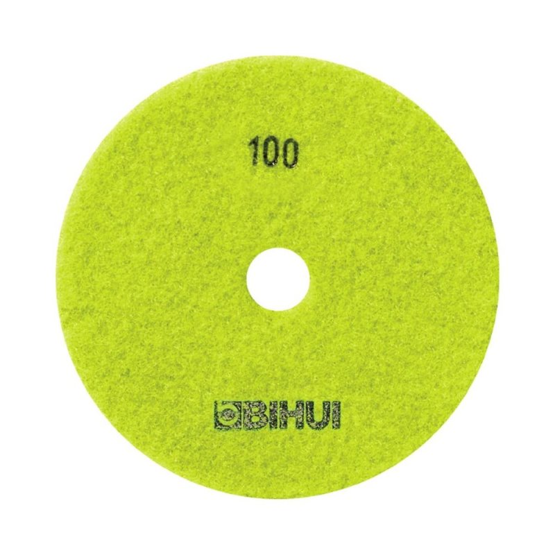 BIHUI DPV410 Vacuum Brazed Diamond Polishing Pad 100 Grit - 4\"