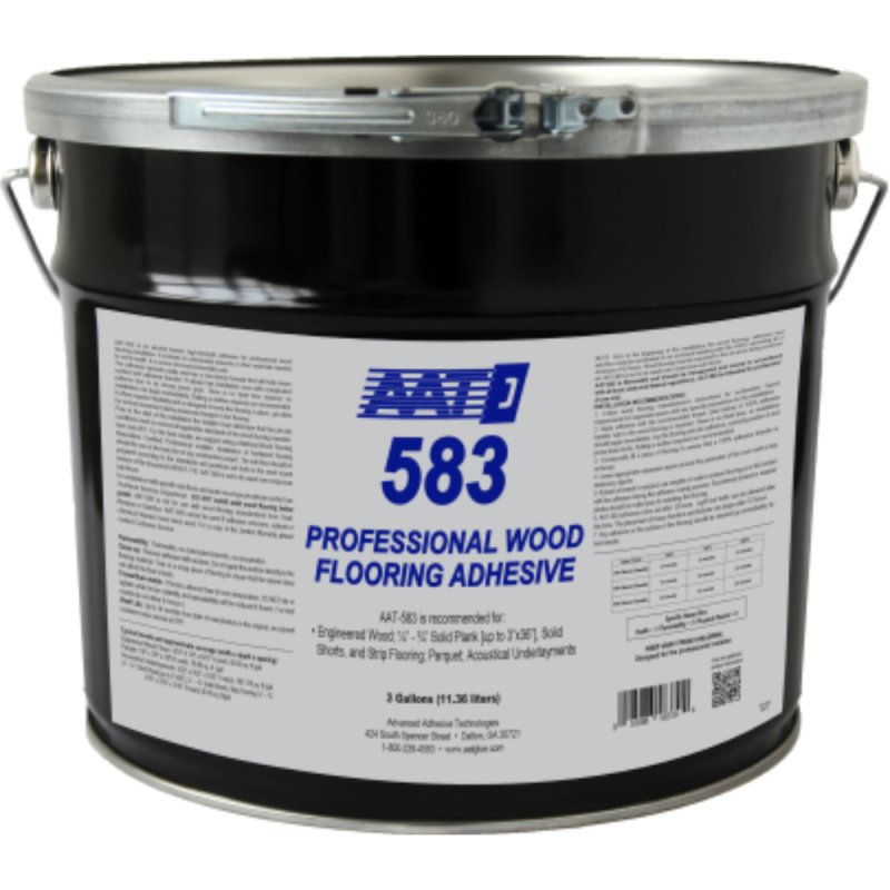 AAT-583 Professional Wood Flooring Adhesive - 3 Gal.