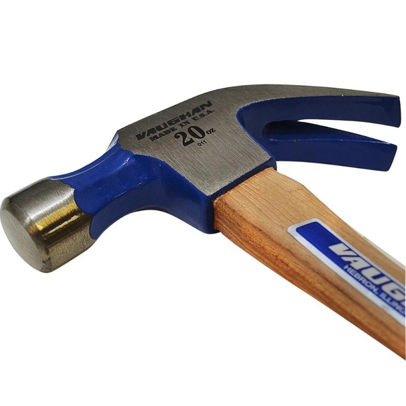 (image for) VAUGHAN 10503 20 oz. Wood Curved Claw Hammer