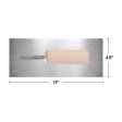 (image for) CAPITOL 115110 Professional Flooring Adhesive Trowel – 1/16" x 1/16" x 1/16" Square-Notch