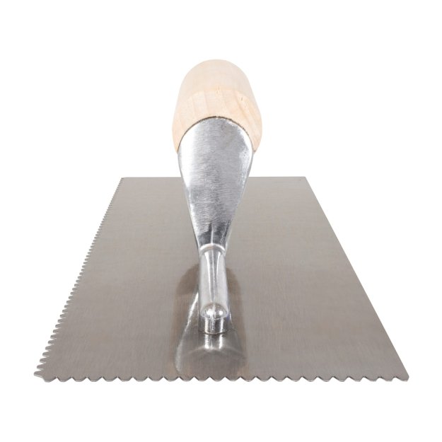 (image for) CAPITOL 115111 Professional Flooring Adhesive Trowel – 1/8" x 1/8" x 1/16" Flat-Top V-Notch
