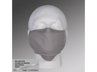 ALTA 19213 FILTER POCKET Face Masks w/ Head Straps & Nose Bridge - Gray