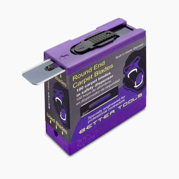 (image for) Better Tools 20101N Round End Carpet Blades - 100 Pack