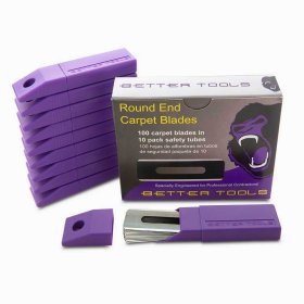 Better Tools 20101T Round End Carpet Blades - 10 Pack
