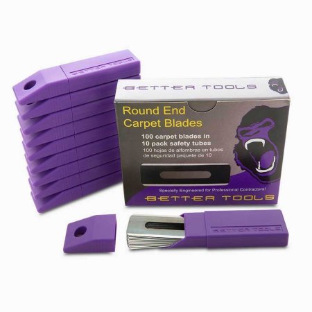 (image for) Better Tools 20101T Round End Carpet Blades - 10 Pack