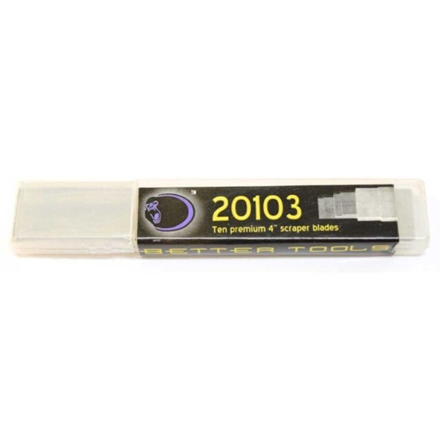 (image for) Better Tools 20103 4\" Scraper Blades - 10 Pack
