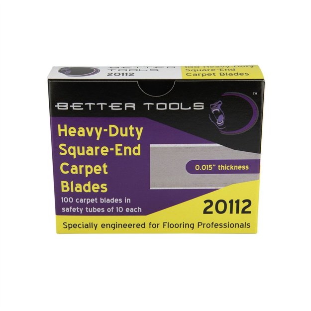 (image for) Better Tools 20112 HD Square End Carpet Blades - 10 Pack
