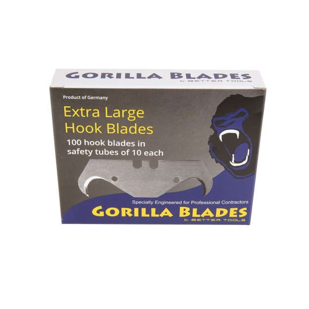 (image for) Better Tools 20303R 2-Notch Extra Large German Hook Blades - 100 Pack