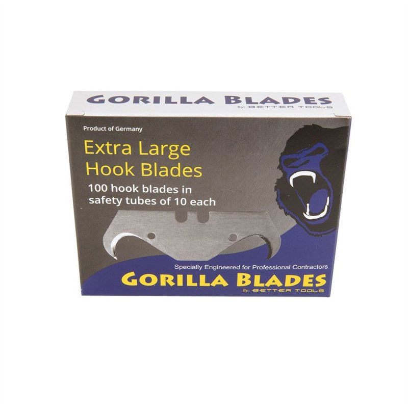 (image for) Better Tools 20303R 2-Notch Extra Large German Hook Blades - 100 Pack