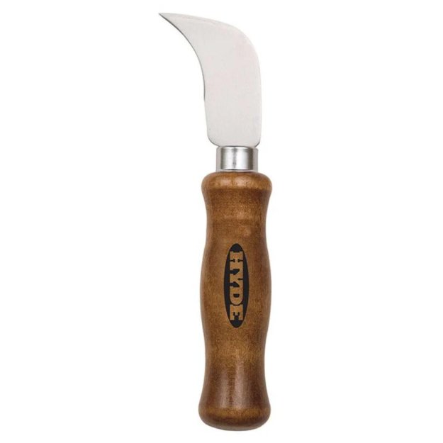 (image for) Hyde Tools 20350 Flooring/Drywall Long Point Knife, 2-1/2”