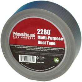 Duct Tape, 1 7/8 in W x 60 yd L, Silver, 2280