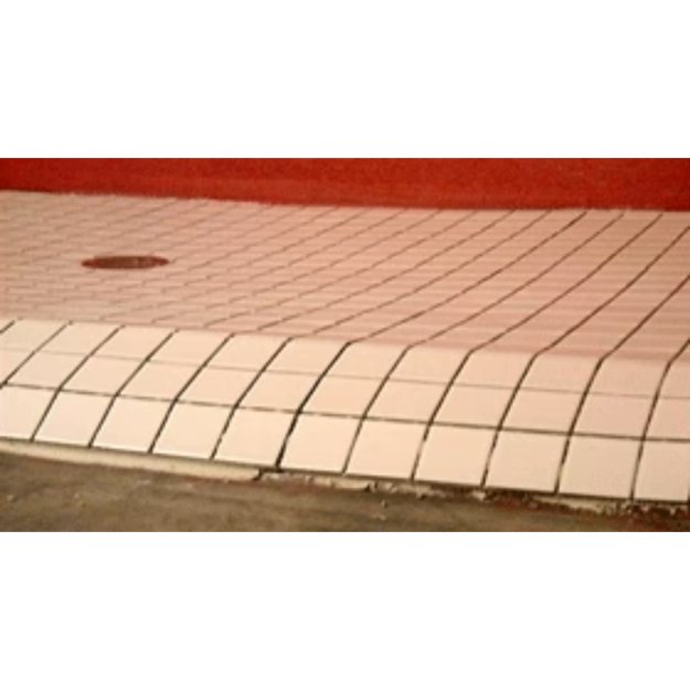 (image for) MARK E. INDUSTRIES 283 Handi-Kirb Wheelchair Accessible Shower Curb