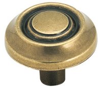 Allison Value 1-1/4" Knob - Burnished Brass