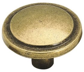 Allison Value 1-1/4" Knob - Burnished Brass