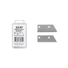 CRAIN 353Y Grout Saw Replacement Blades - 2 Pack
