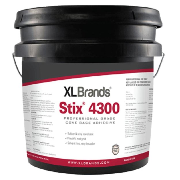 (image for) XL Brands Stix4300 Professional Grade Cove Base Adhesive - 12 Oz Tube