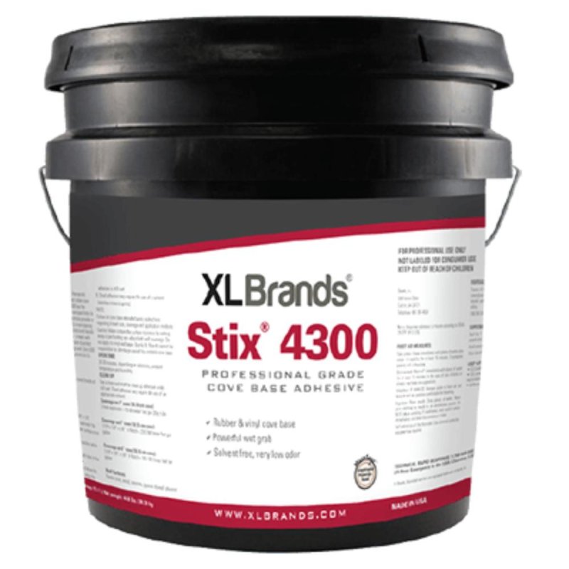 XL Brands Stix4300 Professional Grade Cove Base Adhesive - 30 Oz Tube