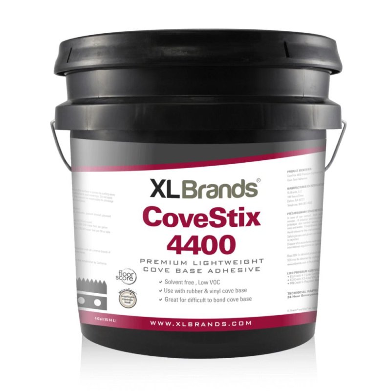 XL Brands Covestix 4400 Premium Lightweight Cove Base Adhesive - 12 Oz Tube
