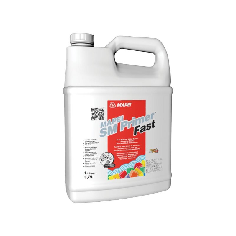 MAPEI SM Primer Fast Fast-Tacking Water-Based Primer for MAPEI Peel-and-Stick Membranes - 1 Gal