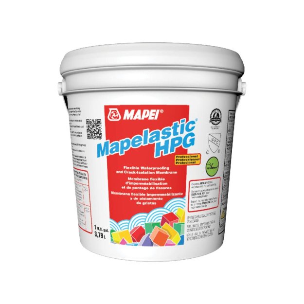 (image for) Mapei Mapelastic HPG Flexible Waterproofing and Crack-Isolation Membrane - 1 Gal