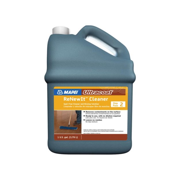(image for) MAPEI Ultracoat ReNewIt Cleaner Spot-Free Cleaner and Rinsing Solution - 1 Gal
