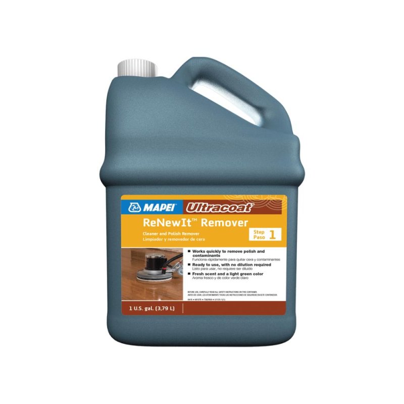 MAPEI Ultracoat ReNewIt Remover Cleaner and Polish Remover - 1 Gal
