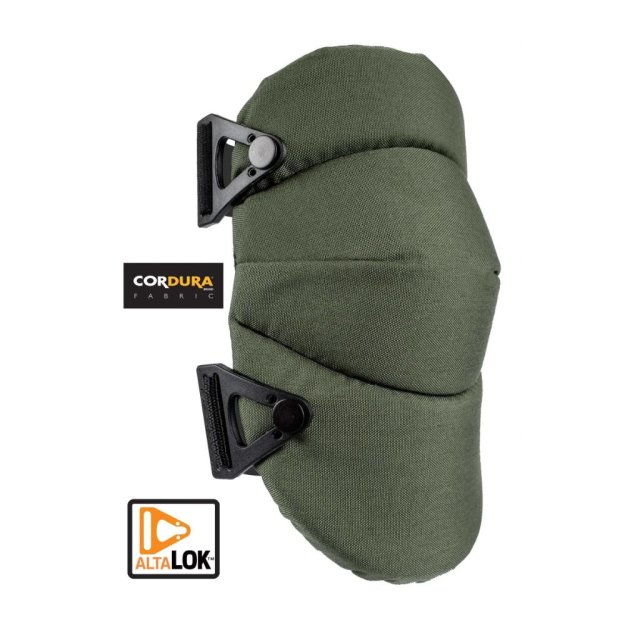 (image for) ALTA 50703.09 AltaSOFT Industrial Capless Knee Pads - AltaLOK Olive Green