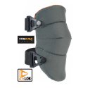 (image for) ALTA 50703.50 AltaSOFT Industrial Capless Knee Pads - AltaLOK Orange & Gray