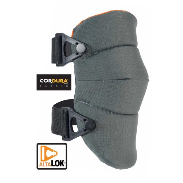 (image for) ALTA 50703.50 AltaSOFT Industrial Capless Knee Pads - AltaLOK Orange & Gray