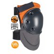 (image for) ALTA 50950.50 AltaPRO Hard Cap Industrial Gel Insert Knee Pads- AltaGrip Orange & Gray