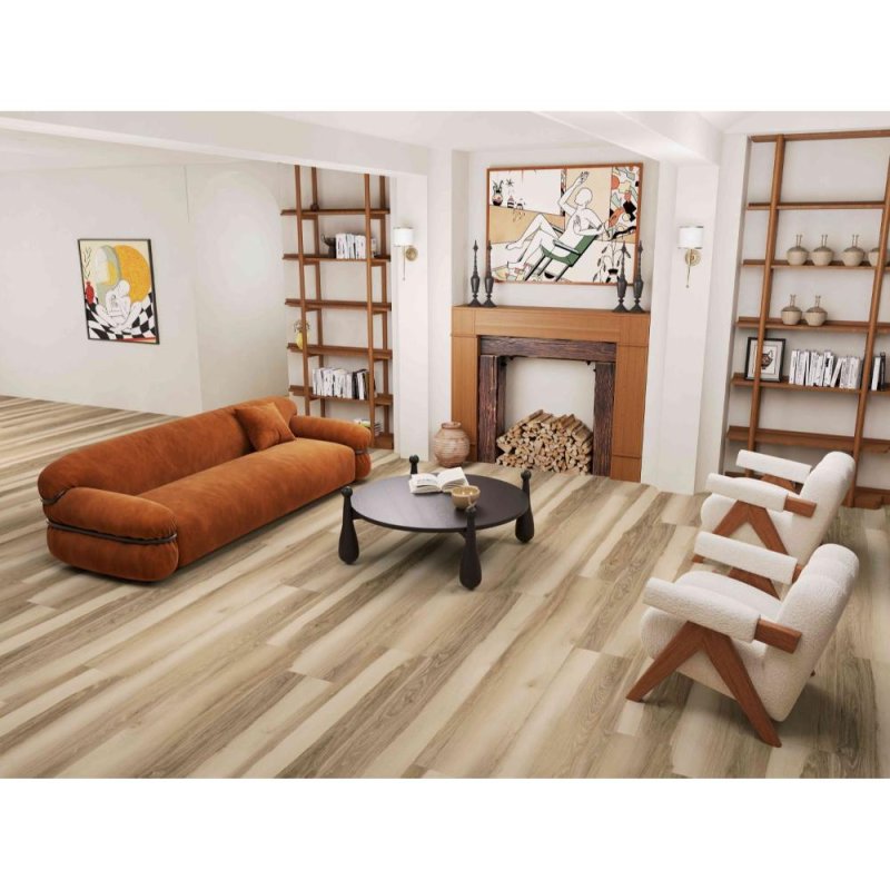 Sar Floors Riptide II 9″ x 72″ Waterproof TriCore Luxury Vinyl Plank - Tidal #511