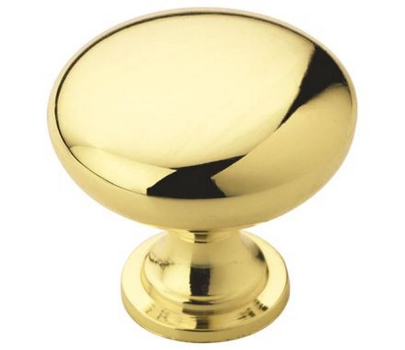 Allison Value 1-1/4\" Knob - Polished Brass