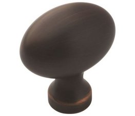 Allison Value 1-3/8" Oval Knob - Oil-Rubbed Bronze