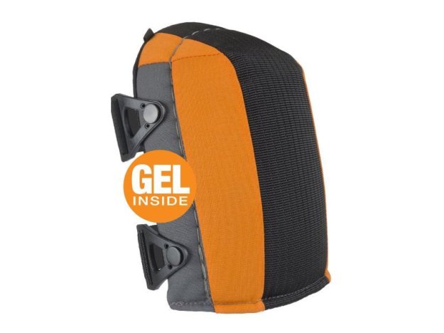 (image for) ALTA 56213.50 AltaGUARD Capless Industrial Knee Pads w/ Gel Insert - AltaLOK Orange & Gray