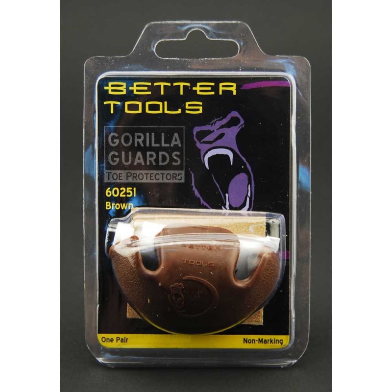 Better Tools 60251 Gorilla Guard Boot Toe Protectors - Brown