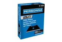 PERSONNA 61-0029 3-Notch Heavy Duty Utility Blades - 100 Pack