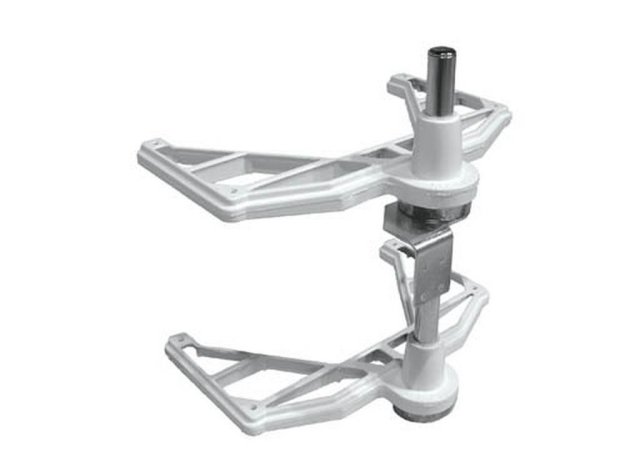 (image for) Rev-A-Shelf Half Moon Pivot & Slide Single Shelf Polymer Lazy Susans