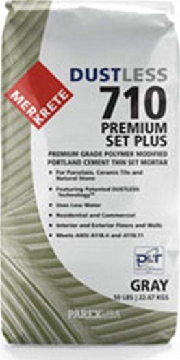 Merkrete 710 Dustless Premium Set Plus - 50 Lb. Bag (White)