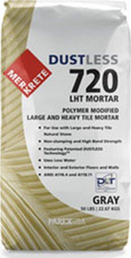 Merkrete 720 Dustless LHT Mortar - 50 Lb. Bag (White)