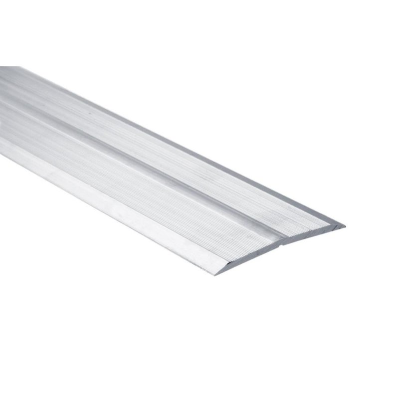 M-D PRO 2-1/2\" Aluminum Ribbed Threshold – Low Profile