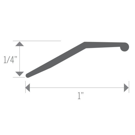 (image for) MD Pro 1" CM1197 Aluminum Economy Bevel Bar
