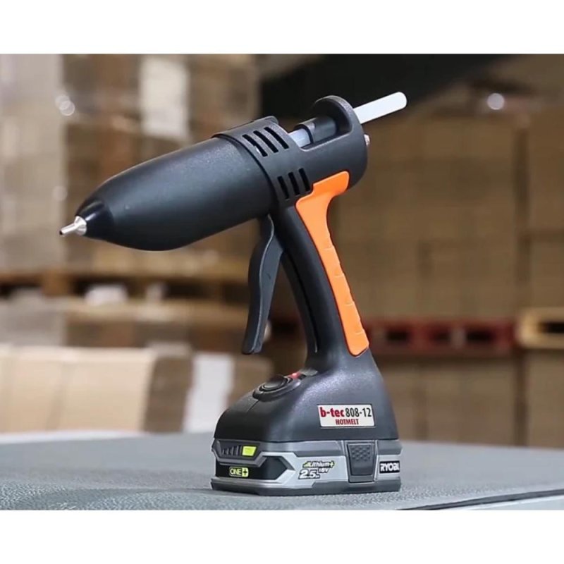 (image for) POWER ADHESIVES B-TEC 808-12 Cordless Glue Gun - 150W