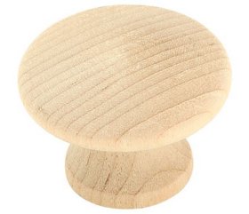 Allison Value 1-1/4" Knob - Unfinished (Pair)