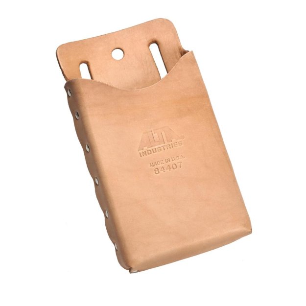 (image for) Alta 84407 AltaGEAR Leather Single Boxed-Pocket Small Tool Pouch