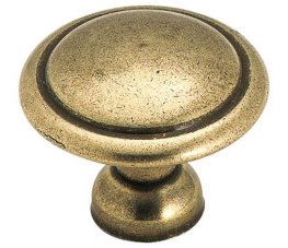 Allison Value 1-3/8" Knob - Light Antique Brass